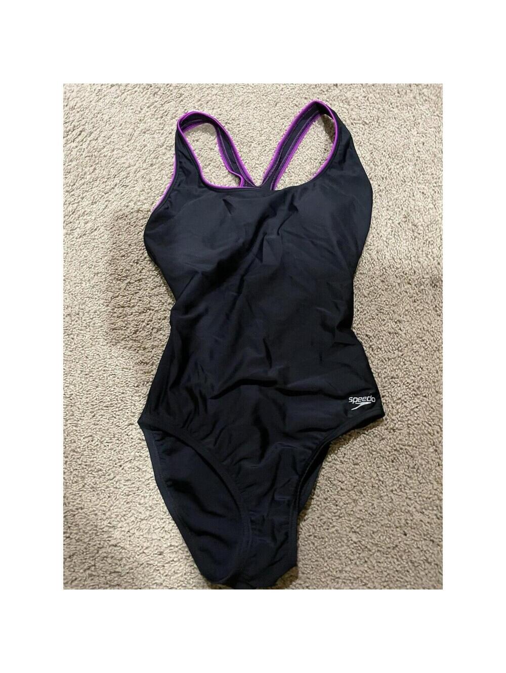 Women’s Speedo Black One Piece Swimsuit Size 6